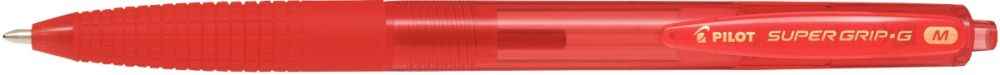 Image de  Stylo bille supergrip G rétractable pointe moyenne rouge 