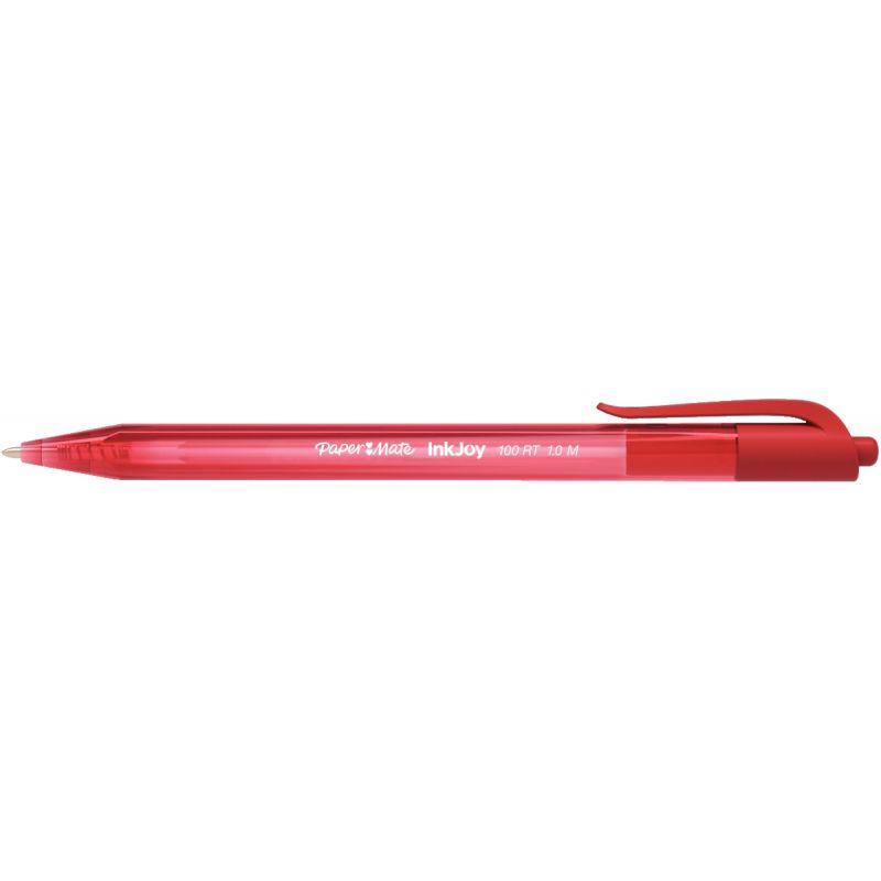 Image de  Stylo bille Inkjoy 100 rétractable rouge 