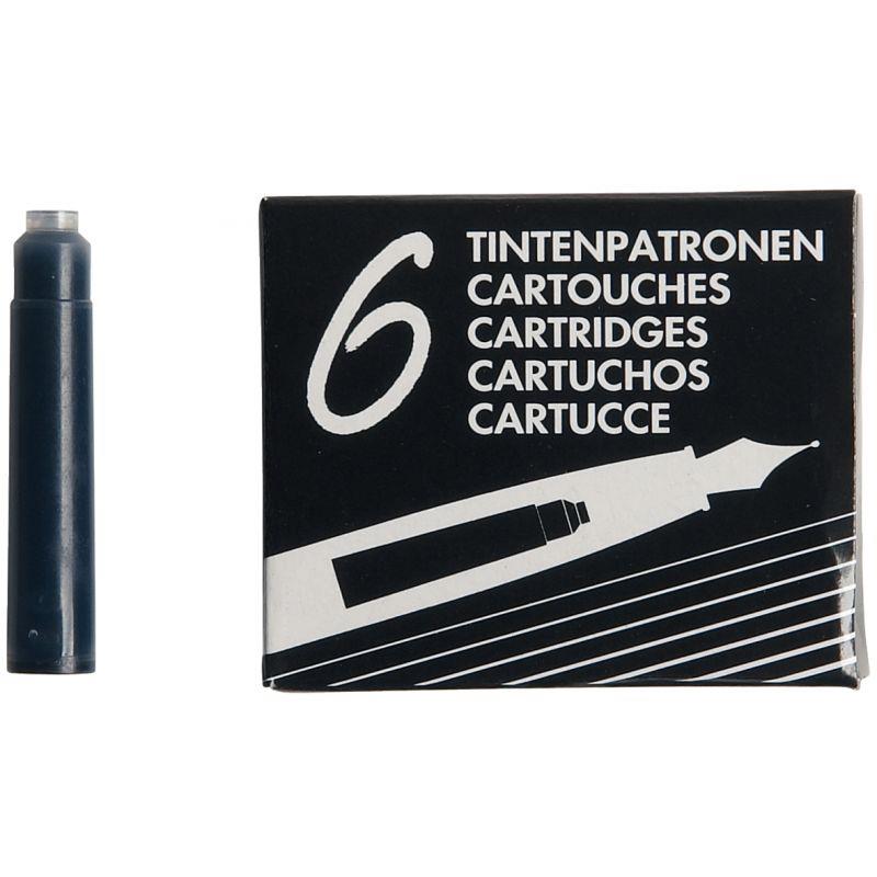 Image de  Étui de 6 cartouches internationales noires 