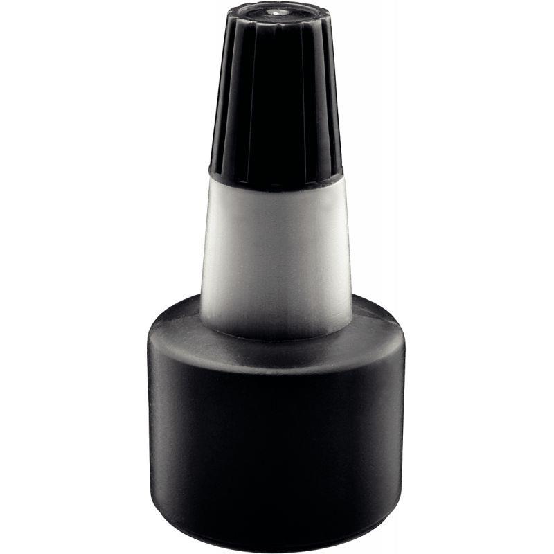 Image de  Encre à tampon sans huile, Flacon 30 ml, coloris noir 