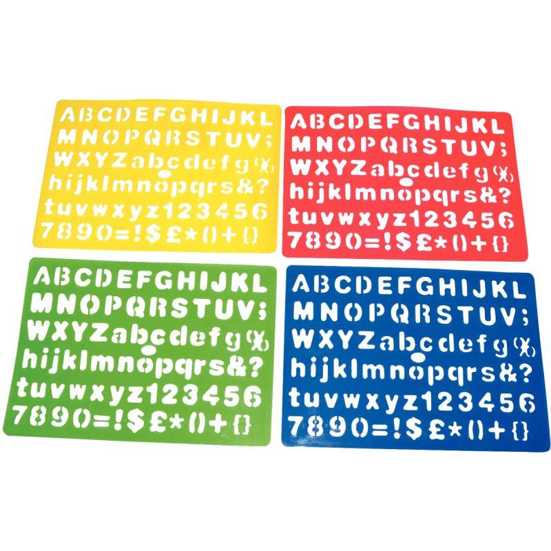 Image de  Lot de 10 traces lettres 26x18.5cm 