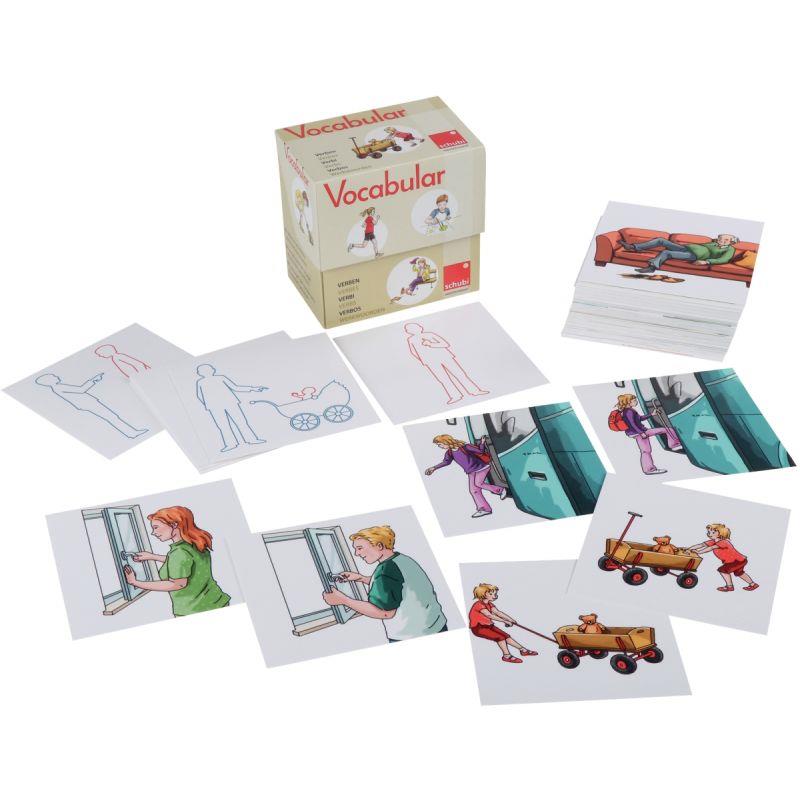 Image de  Boite de 92 cartes les verbes 