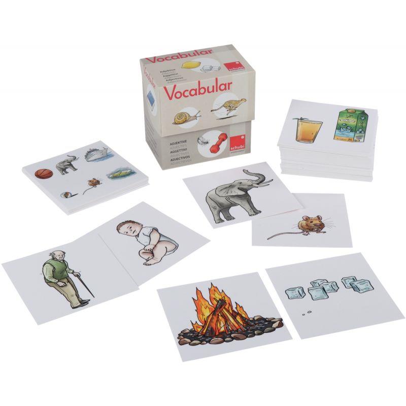 Image de  Boite de 84 cartes les adjectifs 