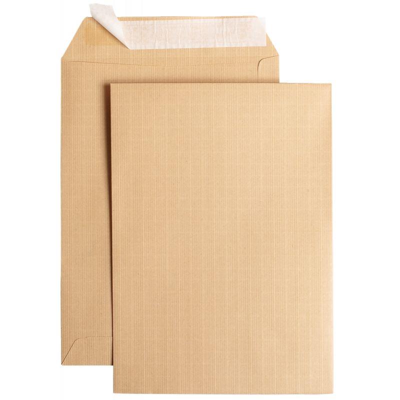 Image de  Boite de 250 pochettes kraft armé 229x324mm 130g bande siliconée 