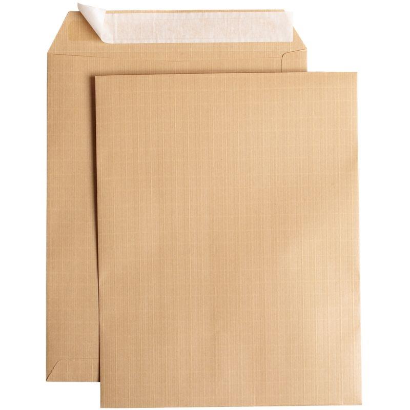 Image de  Boite de 250 pochettes kraft armé 260x330mm 130g bande siliconée 