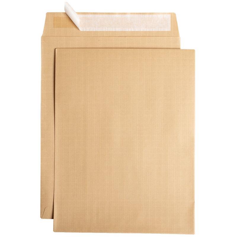 Image de  Boite de 250 pochettes kraft armé 275x365mm 130g bande siliconée 