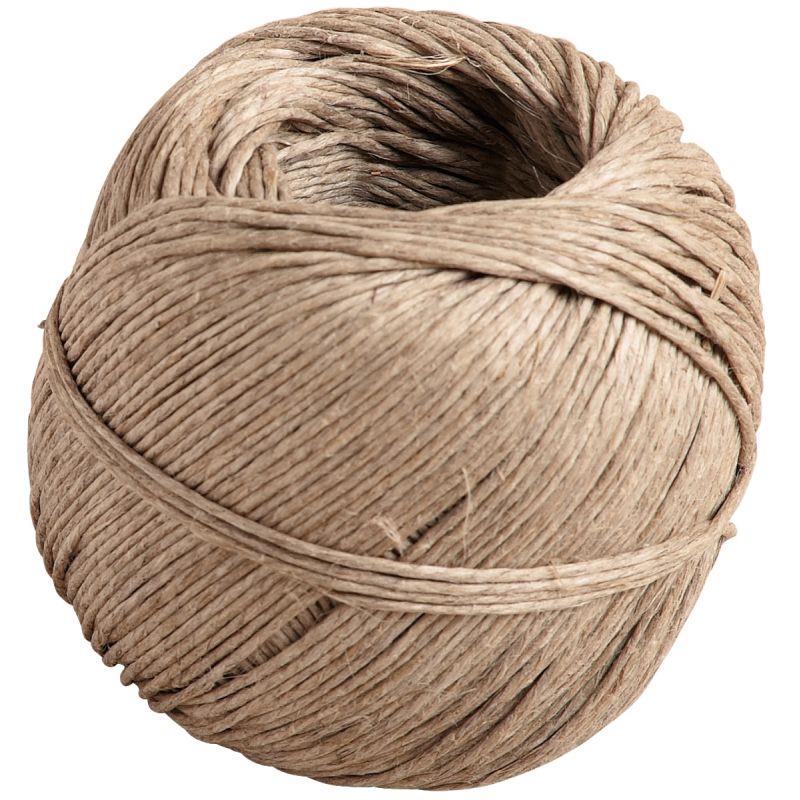 Image de  Bobine de ficelle en chanvre 100g 83m 
