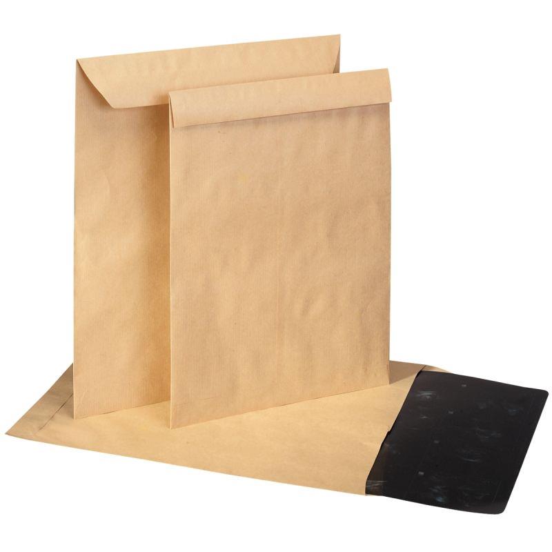 Image de  Boite de 100 pochettes radio 375x450mm 90g patte gommée 