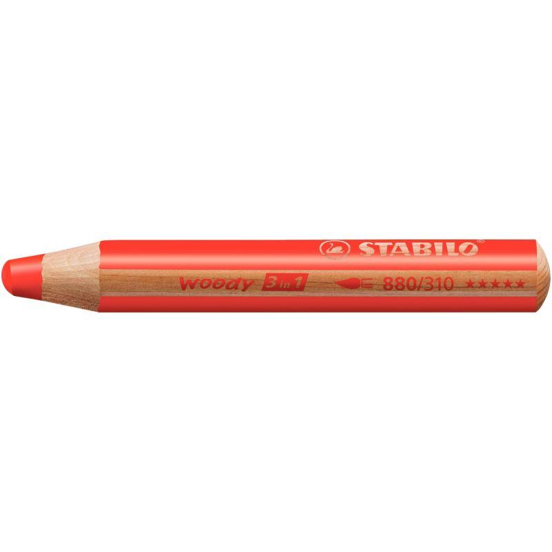 Image de  Crayon de couleur Woody vermillon 