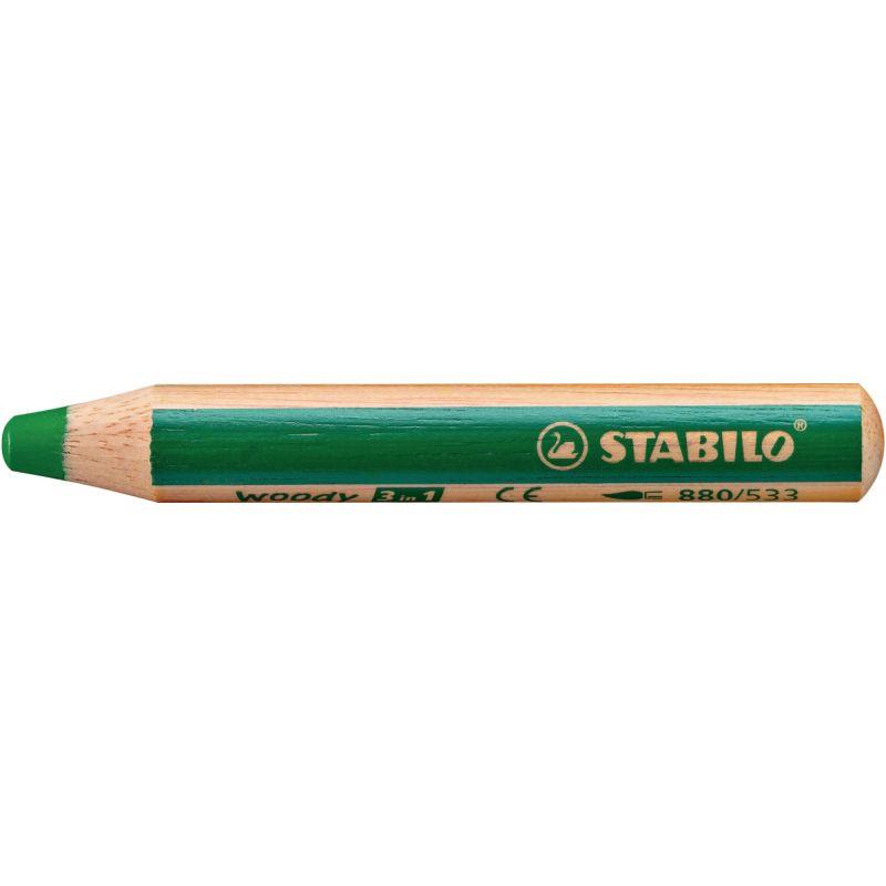 Image de  Crayon de couleur Woody vert foncé 