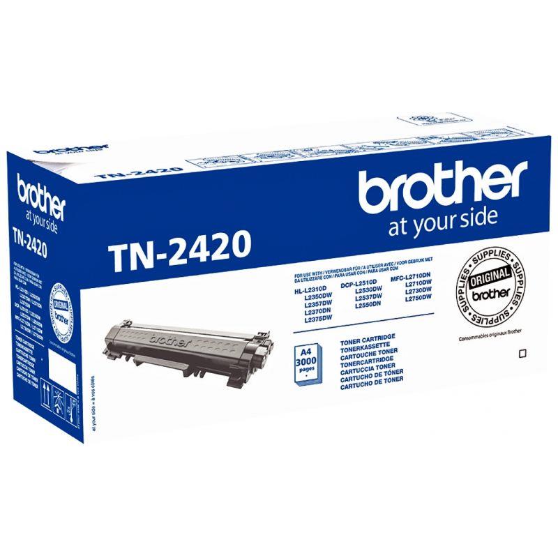 Image de  Brother TN2420 toner laser noir haute capacité authentique 