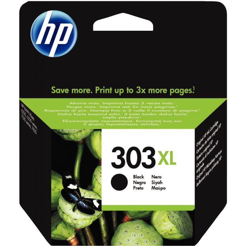 Image de  HP 303XL cartouche d''encre noire grande capacité authentique (T6N04AE) 