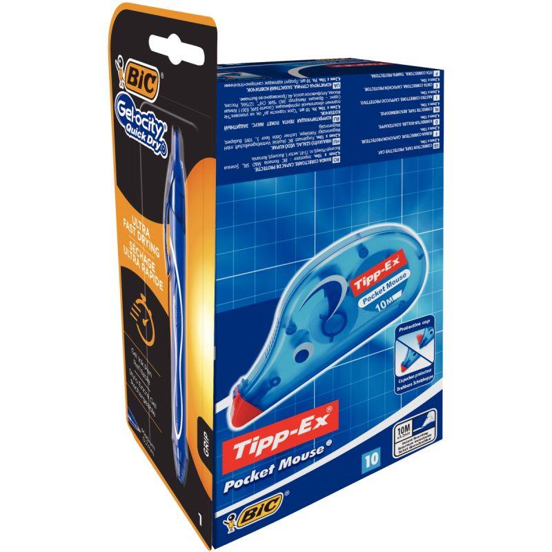 Image de  Boîte de 10 correcteurs + 1 stylo Gelocity 