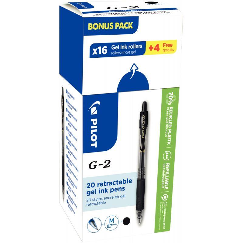 Image de  Pack de 20 rollers G2 noirs dont 4 gratuits 