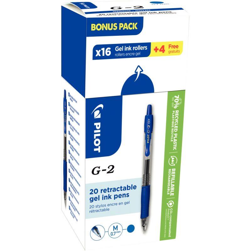 Image de  Pack de 20 rollers G2 bleus dont 4 gratuits 