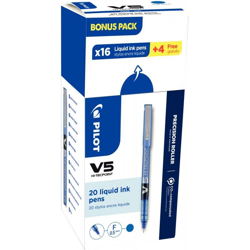 Image de  Écopack 20 rollers V5 bleus dont 4 offerts 