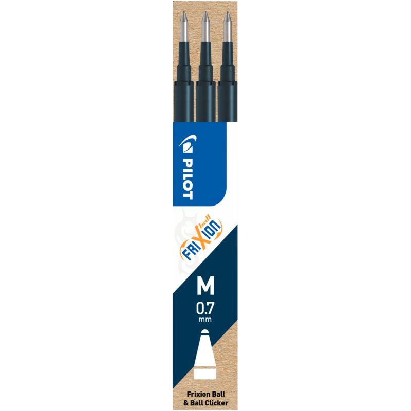 Image de  Étui de 3 recharges Frixion bleu nuit 