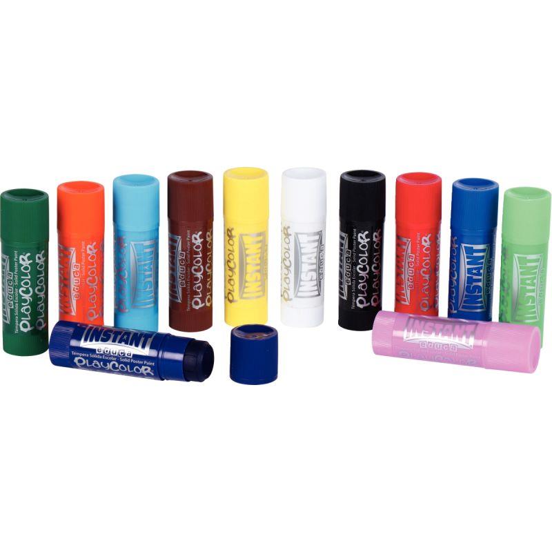 Image de  Boite de 12 sticks 40g PLAYCOLOR mural 