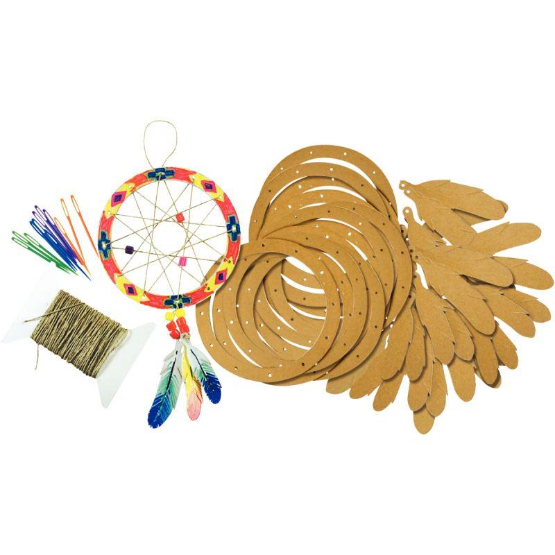 Image de  Kit de 12 attrape-rêves en carton 