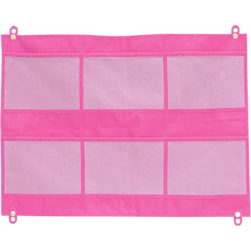 Image de  Rangement mural 6 pochettes fuchsia 