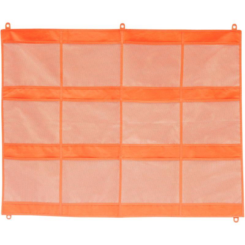 Image de  Rangement mural 12 pochettes orange 