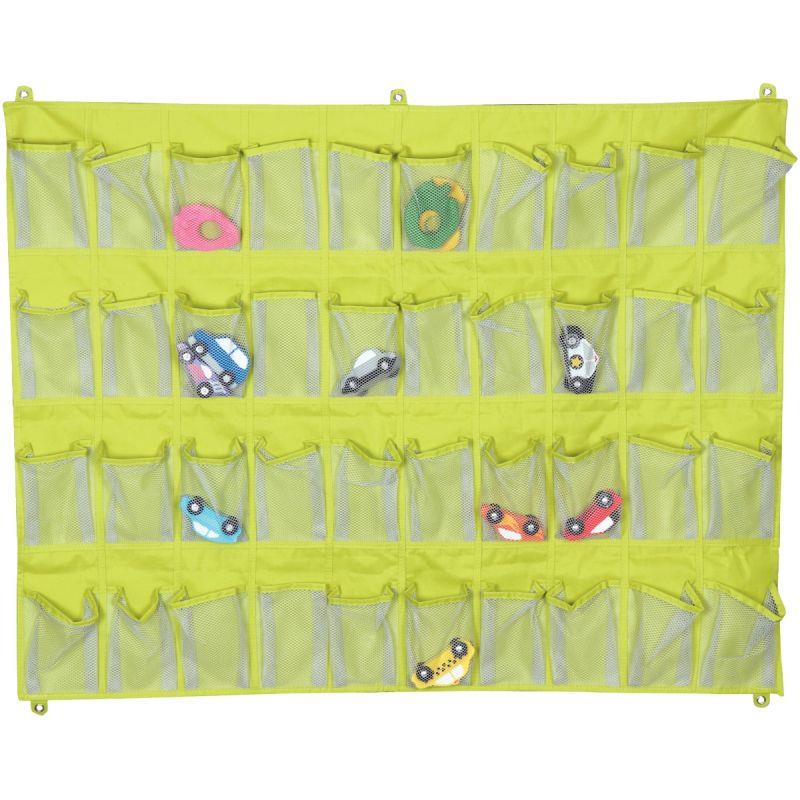 Image de  Rangement mural 40 pochettes vert 