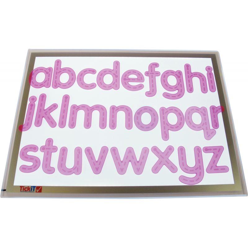 Image de  Boite de 26 lettres souples translucides 