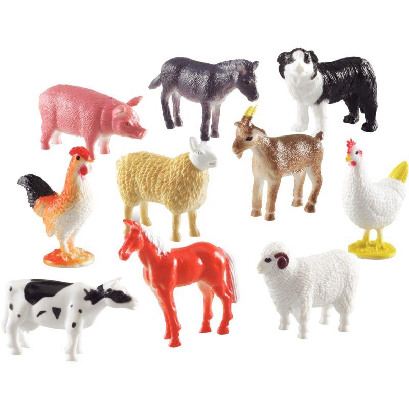 Image de  Baril de 60 petits animaux de la ferme 