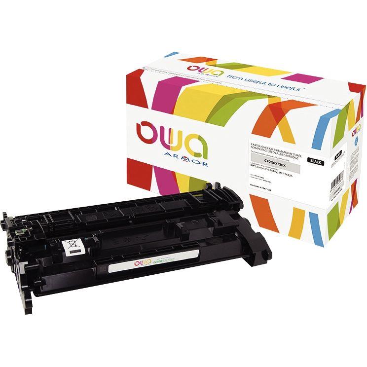 Image de  OWA cartouche laser noire haute capacité remanufacturée compatible HP 26X (CF226X) 