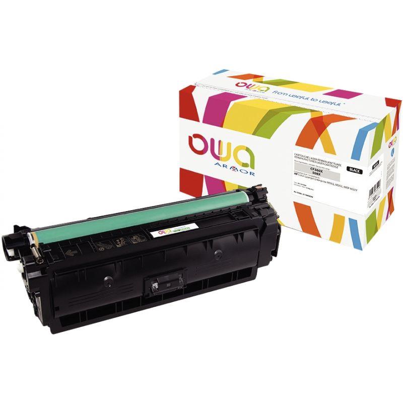 Image de  OWA cartouche laser noire haute capacité remanufacturée compatible HP 508X (CF360X) 