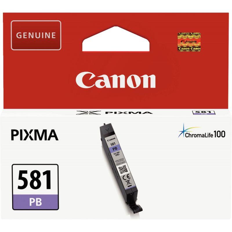 Image de  Canon 581 cartouche jet d''encre bleu photo authentique (CLI581PB) 