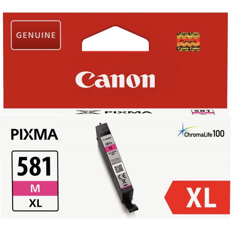 Image de  Canon 581XL cartouche jet d''encre magenta haute capacité authentique (CLI581XLM) 