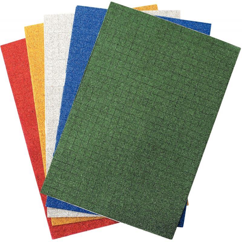 Image de  Sachet de 5 feuilles de mosaïque en mousse format 21 x 31 cm 
