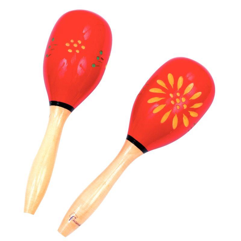 Image de  Paire de maracas en bois 
