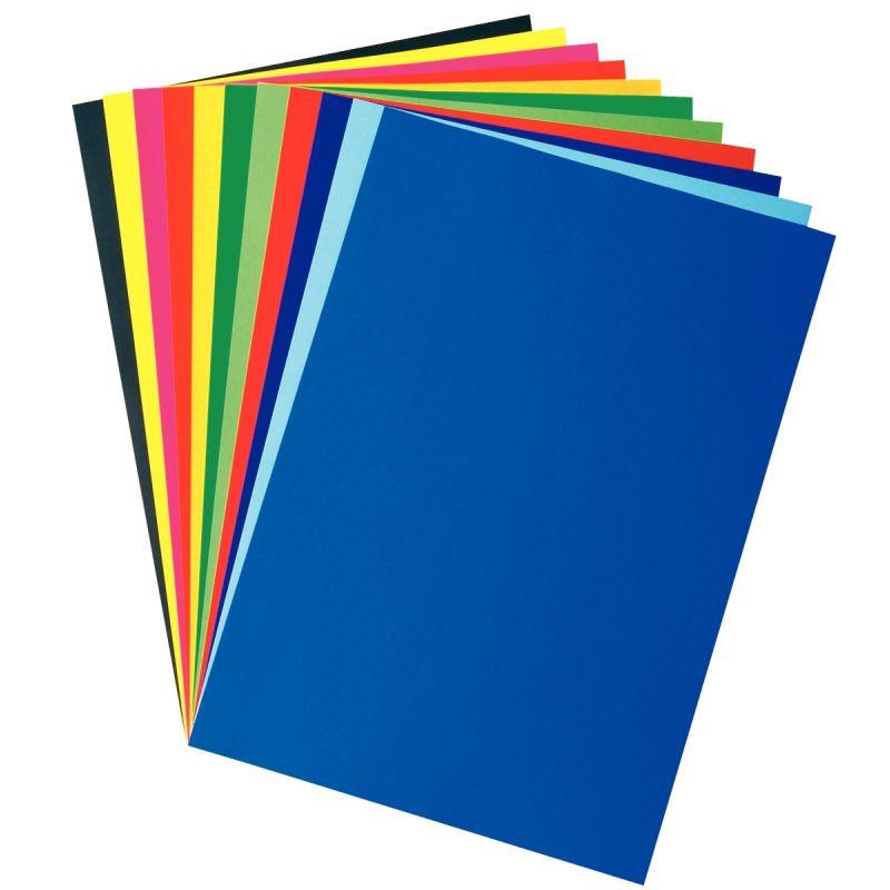 Image de  Paquet de 25 feuilles affiche 85g 60x80cm bleu ciel 