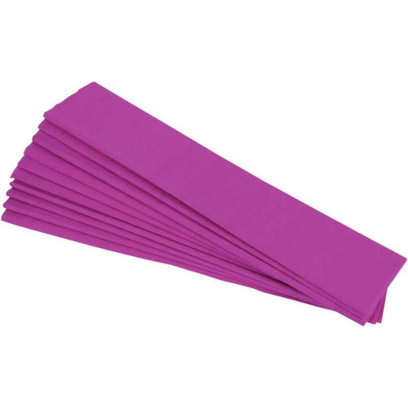 Image de  Paquet de 10 feuilles crépon ordinaire 200x50 cm fuchsia 