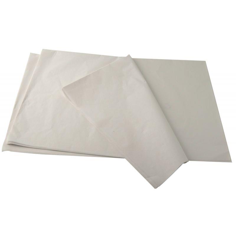 Image de  Paquet de 26 feuilles de papier de soie 50 x 70 cm blanc 