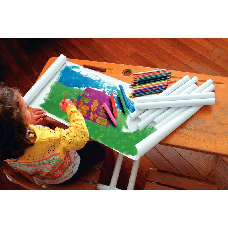 Image de  Paquet de 25 feuilles kraft 60g 1x0,70m blanches 