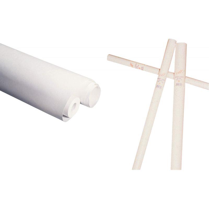 Image de  Rouleau de papier kraft 60g 25x1m blanc 
