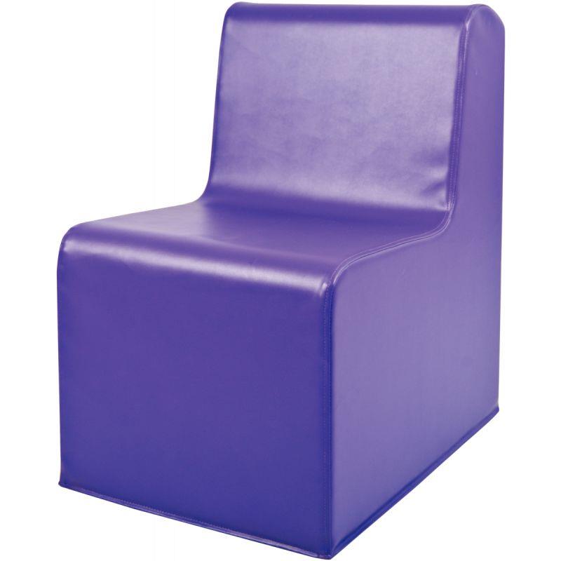 Image de  Chauffeuse simple PVC 45x60x68cm violet 