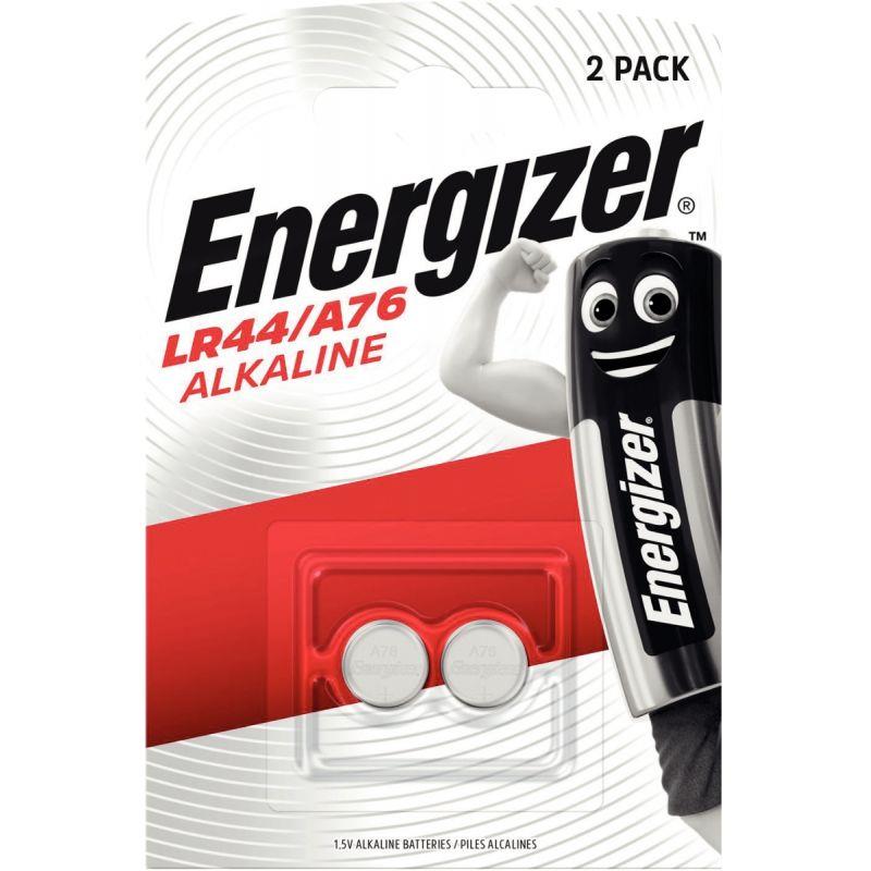 Image de  Blister de 2 piles bouton Alcaline LR44 