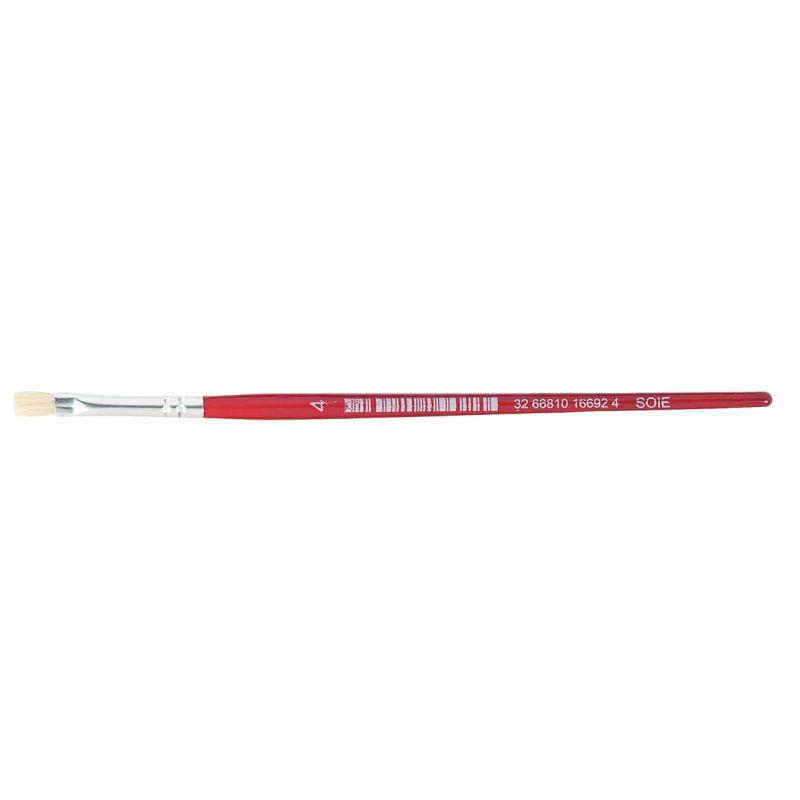 Image de  Brosse plate en soie N° 4 