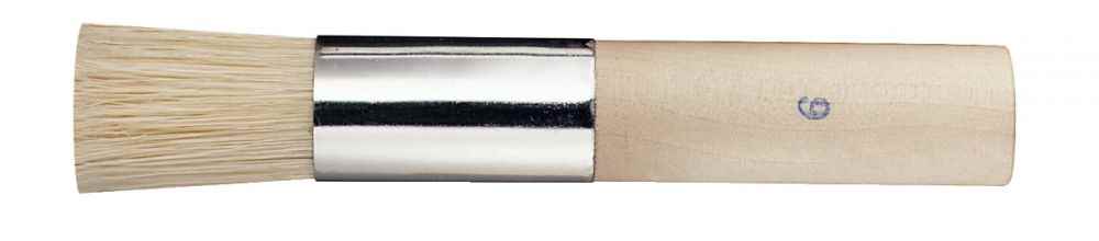 Image de  Brosse à pocher en soie de porc N° 6 