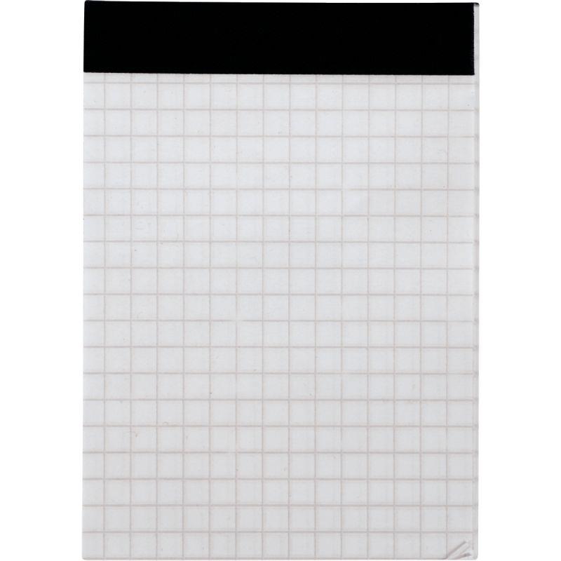 Image de  Bloc de bureau sans couverture format A7, quadrillé 5x5, papier 60g 
