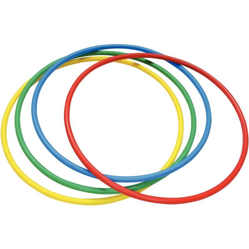 Image de  Lot de 4 cerceaux diamètre 65cm coloris assortis 