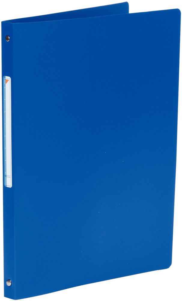 Image de  Classeur en polypropylène 5/10ème 4 anneaux ronds diamètre 16mm pour format A4 bleu roi 