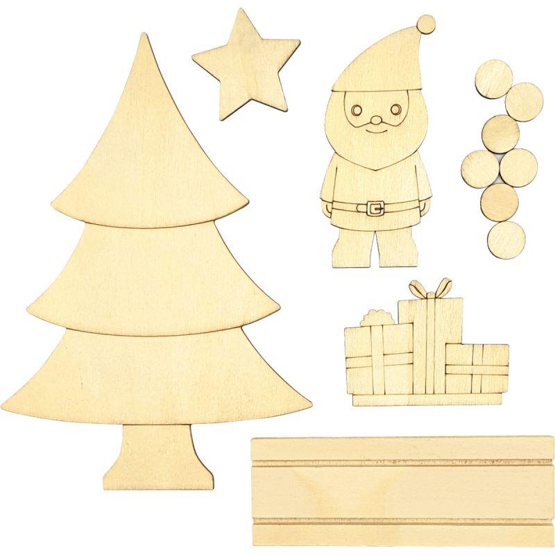 Image de  Scène de Noël à monter en bois 