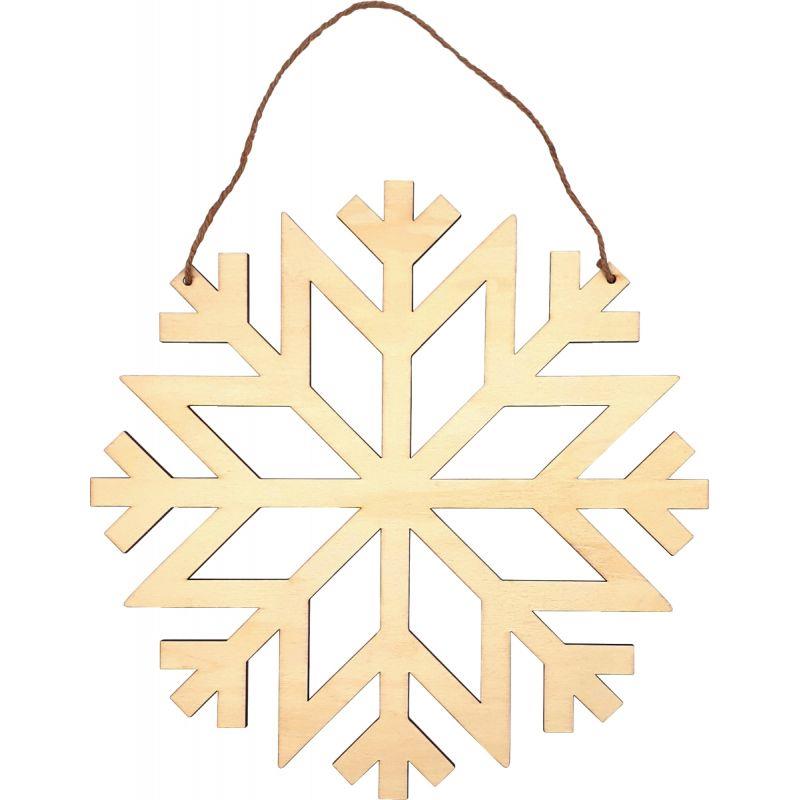 Image de  Grand flocon de neige en bois 