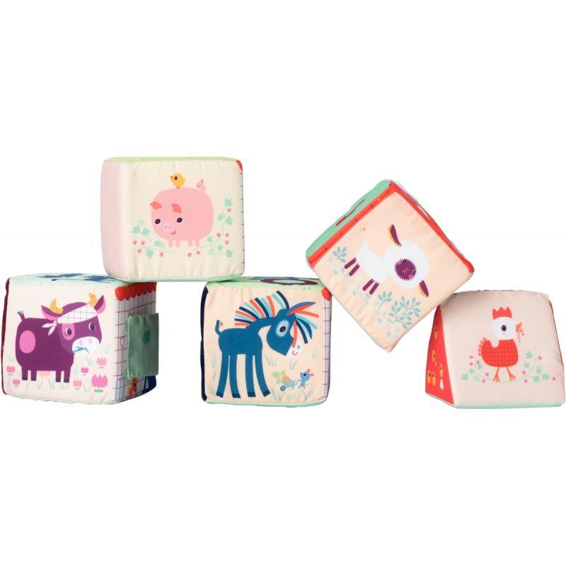 Image de  La ferme des cubes à empiler LILLIPUTIENS 