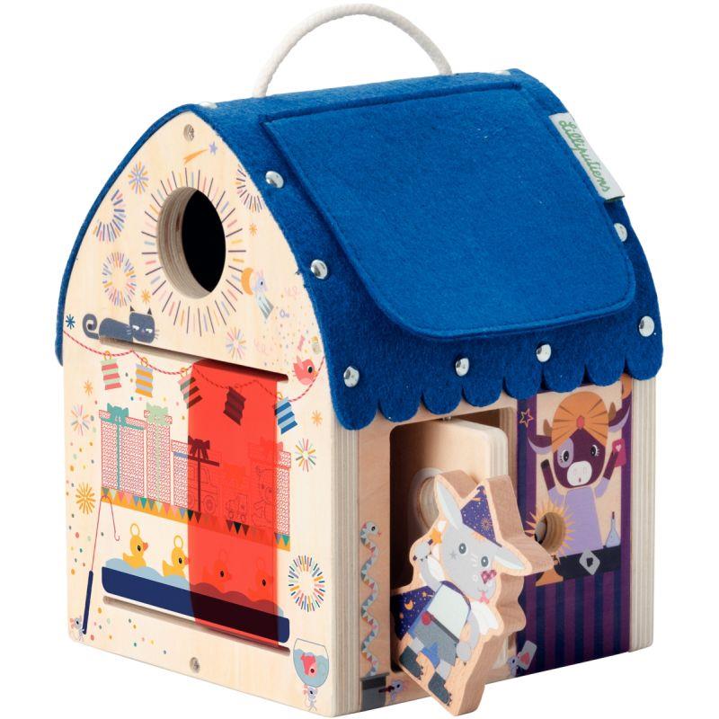Image de  La maison des illusions d''optique en bois LILLIPUTIENS 